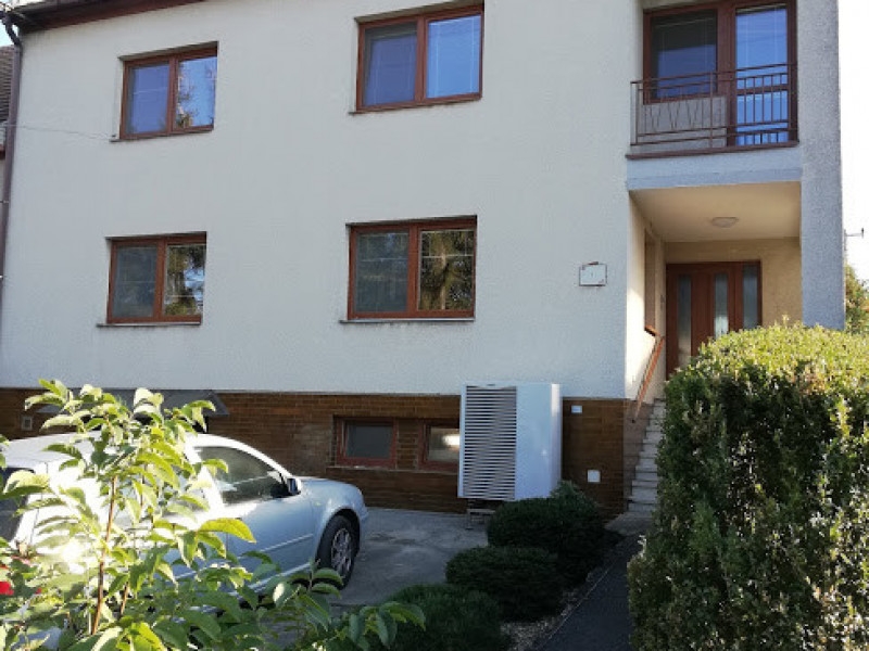 Instalace tepelného čerpadla v Němčí