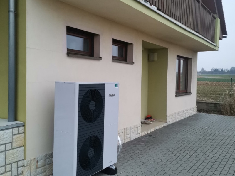 Instalace čerpadla a zásobníku teplé vody