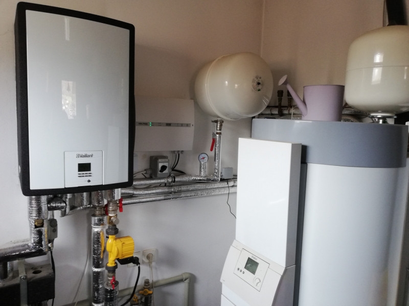 Instalace tepelného čerpadla v Štěměchách