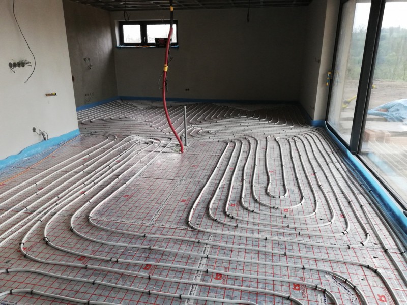 Instalace podlahového topného systému v Třebíči Instalace podlahového topného systému v Třebíči