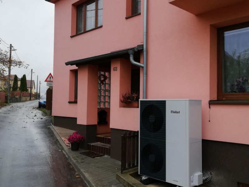 Instalace tepelného čerpadla v Chlístově Instalace tepelného čerpadla v Chlístově