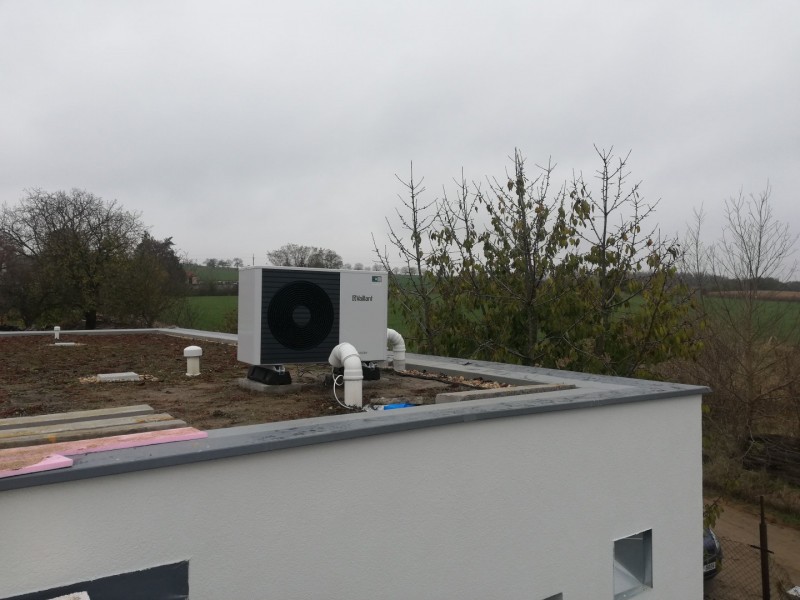 Instalace tepelného čerpadla v Budkovicích Instalace tepelného čerpadla v Budkovicích