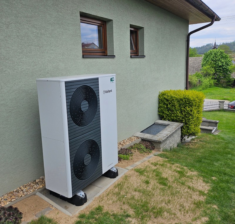 Instalace tepelného čerpadla - výměna stávajícího neekologického zdroje