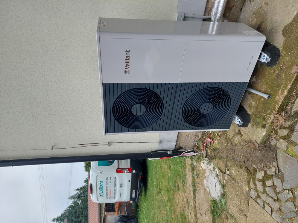 Instalace TČ Vaillant, RD Čechtín