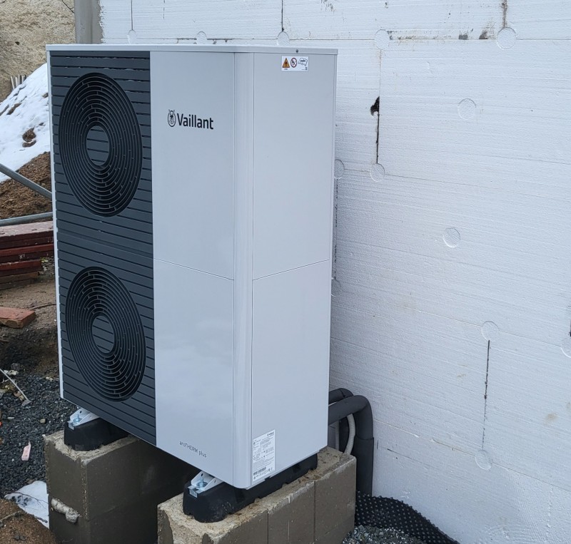 RD Přibyslavice - instalace TČ včetně akumulační nádoby