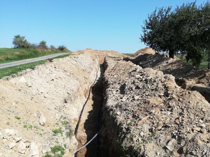 Instalace plošného kolektoru v Malé Losenici (foto 1)