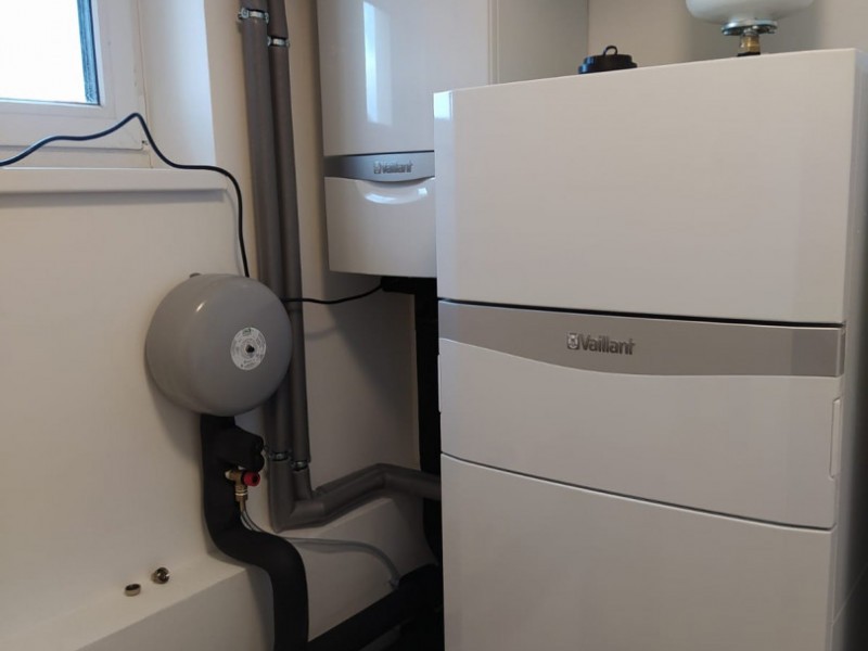 Instalace tepelného čerpadla v Šakvicích (foto 1)