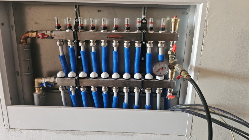Instalace podlahového vytápění - dětská skupina Osová Bítýška (foto 4)