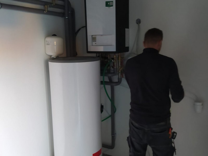 Instalace tepelného čerpadla v Jaroměřicích nad Rokytnou (foto 2)