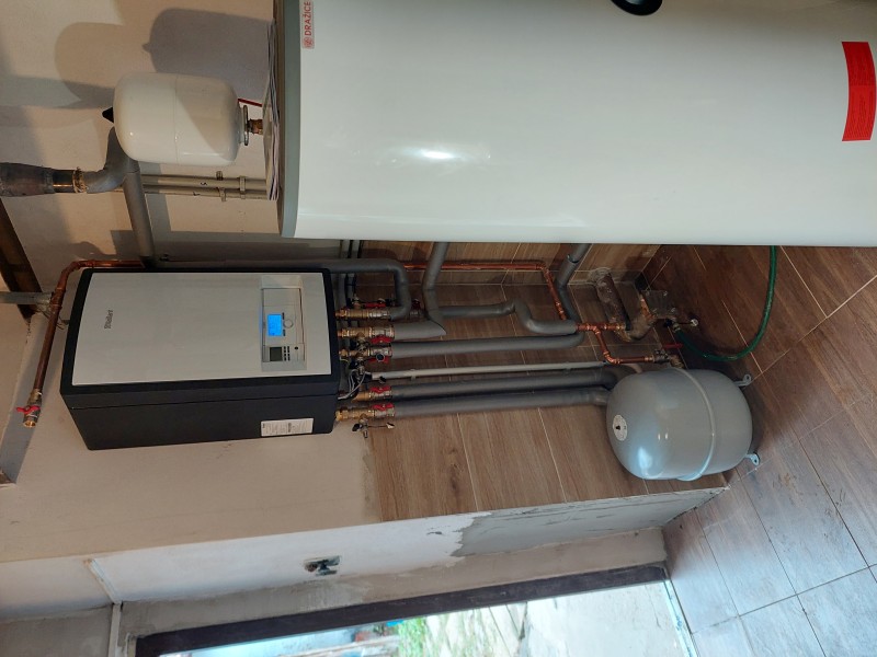 Instalace TČ Vaillant, RD Čechtín (foto 1)