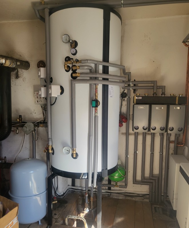 RD Přibyslavice - instalace TČ včetně akumulační nádoby (foto 1)
