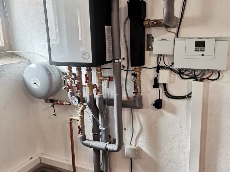 Instalace tepelného čerpadla v Měříně (foto 1)
