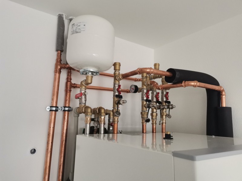 Instalace tepelného čerpadla v Třebíči - Na Kopcích (foto 2)