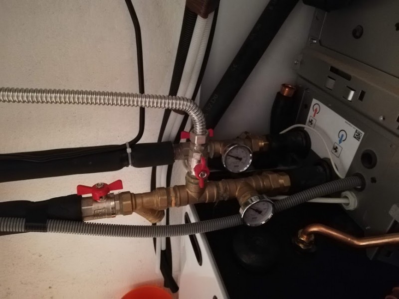 Instalace tepelného čerpadla v Hosově (foto 1)