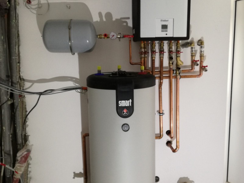 Instalace tepelného čerpadla v Měříně (foto 2)