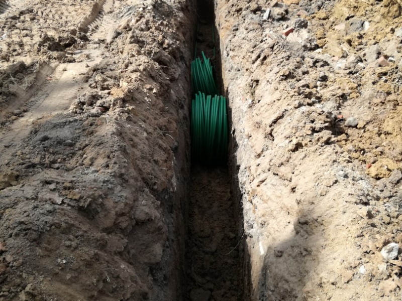 Instalace tepelného čerpadla ve Slavicích (foto 1)