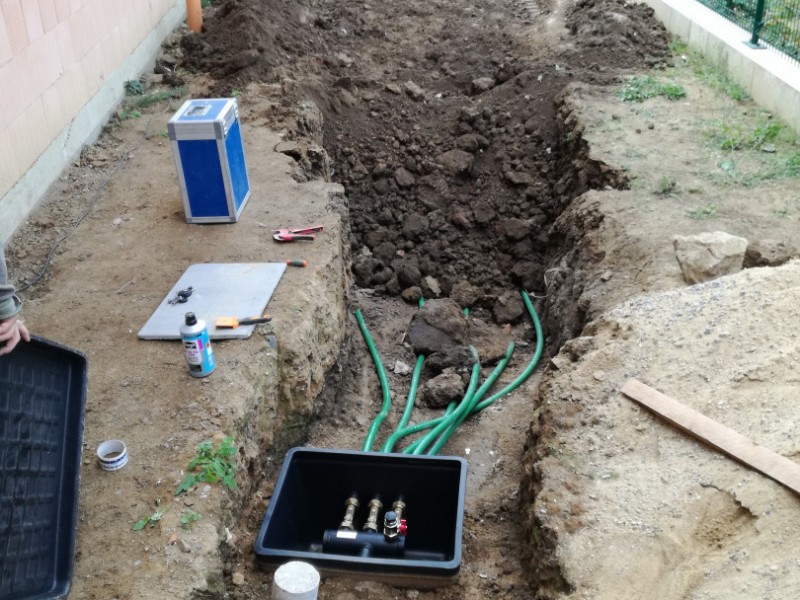 Instalace tepelného čerpadla ve Slavicích (foto 3)