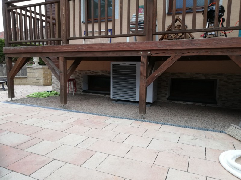 Instalace tepelného čerpadla ve Strážku (foto 1)